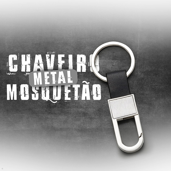 Chaveiro Metal Mosqueto